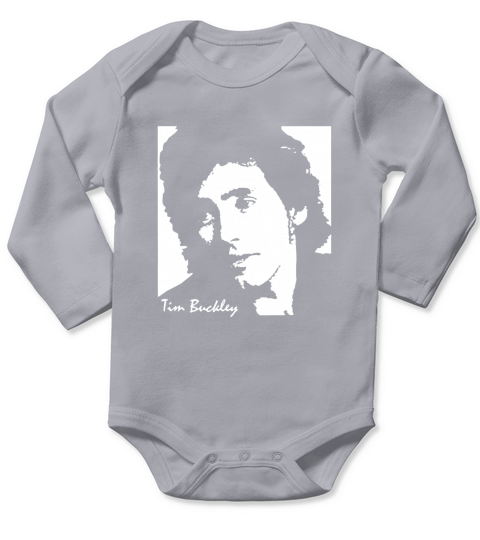 Retro Graphic Tim Buckley Art Long Sleeve Baby One-Piece