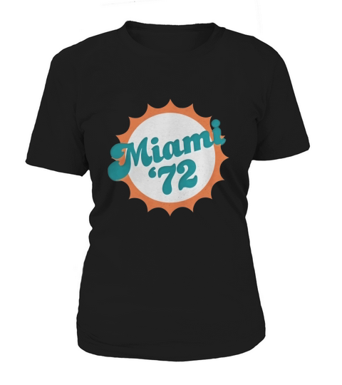 Miami 1972 Shirt Undefeated Sports Vintage Tee Women's T-Shirt