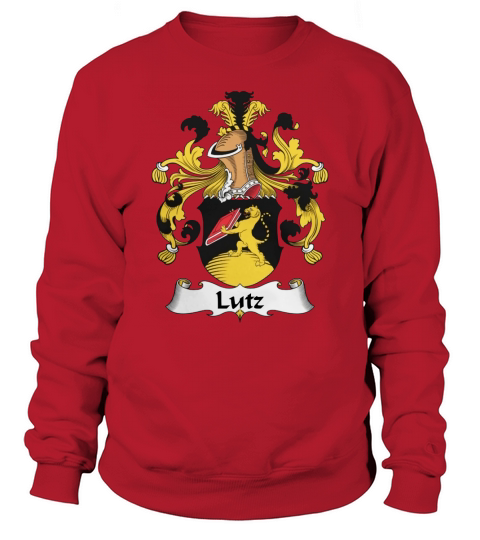 Lutz Family Crest German Family Crests Sweatshirt Unisex