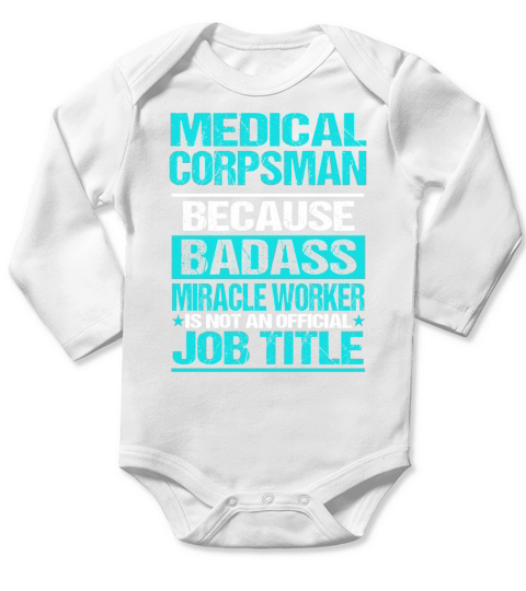 MEDICAL CORPSMAN Long Sleeve Baby One-Piece
