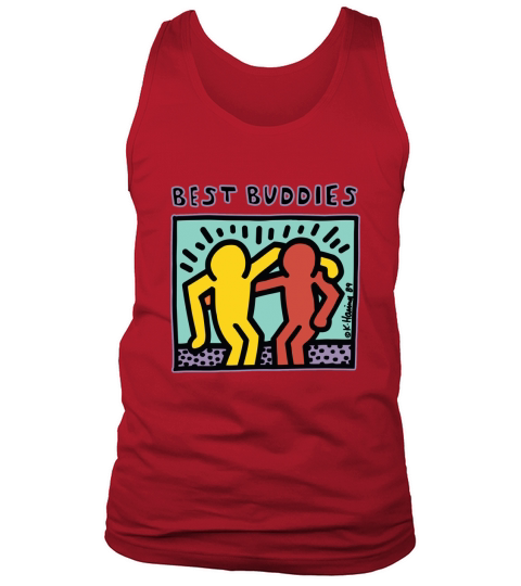 Keith Haring Best Buddies Funny Tank Top Unisex
