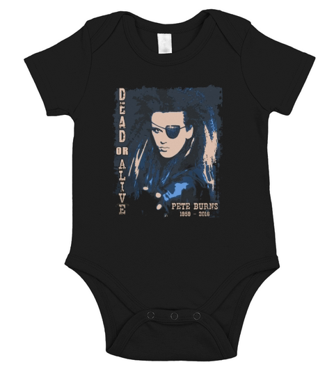 pete burns Short Sleeve Baby One-Piece