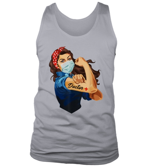 Face Mask Strong Doctor Surgical Health Warrior Lover T-Shirt Tank Top Unisex