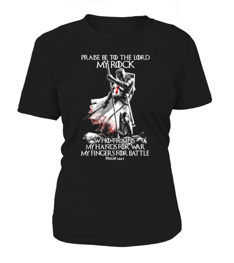 Knight Templar Praise be to the lord my rock psal T-Shirt Women's T-Shirt