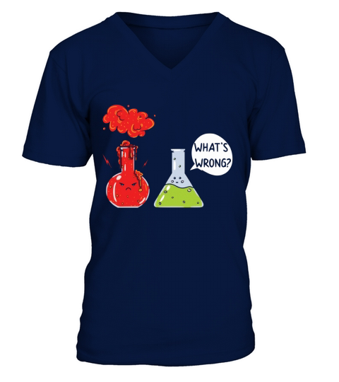 Whats Wrong Science V-Neck T-shirt