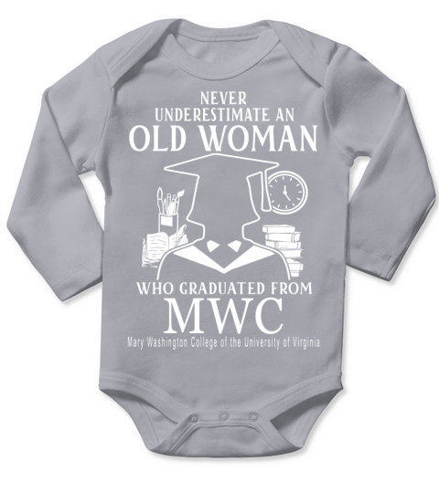 Mary Washington College of the University of Virginia-W Long Sleeve Baby One-Piece