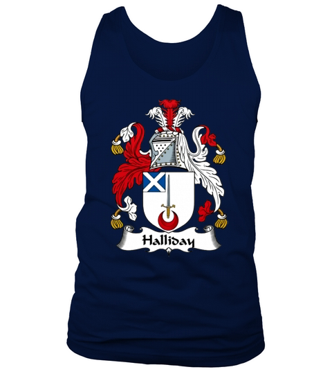 Halliday Family Crest Scottish Family Crests Tank Top Unisex