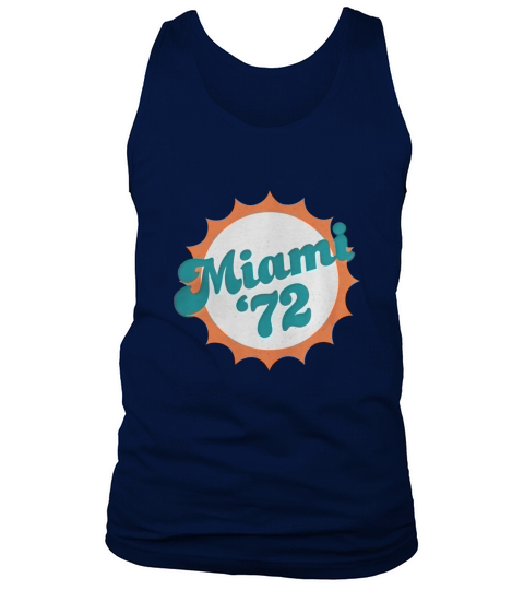 Miami 1972 Shirt Undefeated Sports Vintage Tee Tank Top Unisex