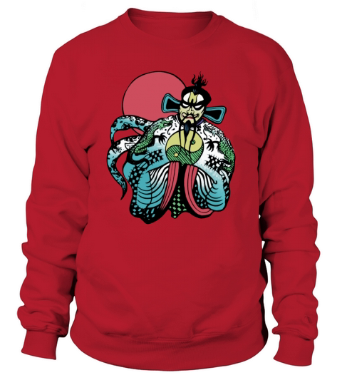 Big Trouble Little China Jack Burtons Fu Manchu Sweatshirt Unisex