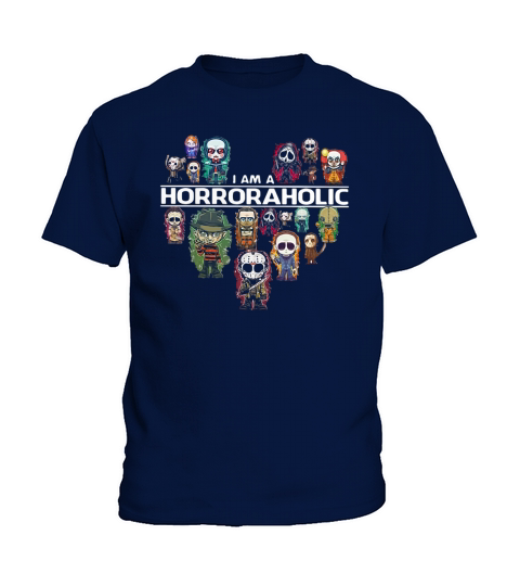I am a HorrorAholic Horror Aholic Kids T-Shirt