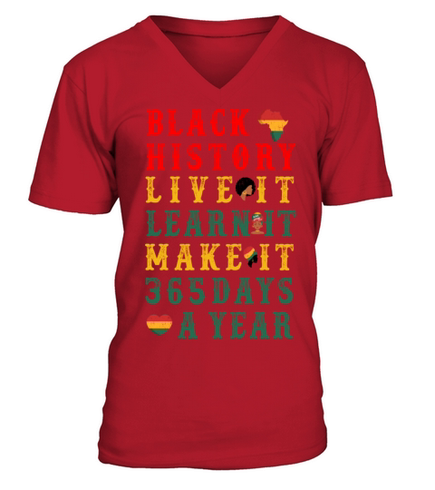 Black History Month 2022 V-Neck T-shirt