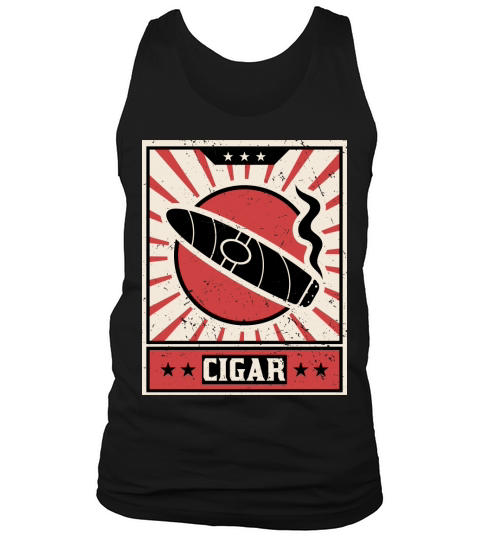 CIGAR Vintage Propaganda Poster Design Tank Top Unisex
