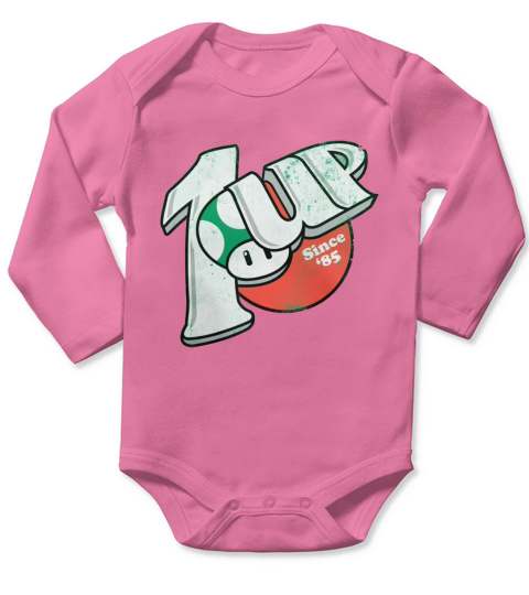 1 Up T-Shirt Long Sleeve Baby One-Piece