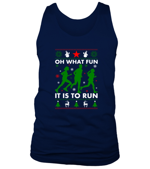 Ugly Christmas Runner Tank Top Unisex