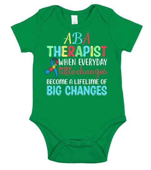 Aba therapist Trendy Short Sleeve Baby One-Piece