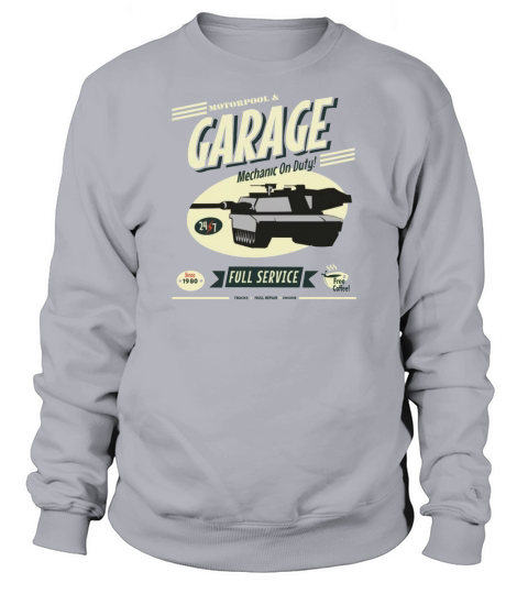 Vintage Tank Mechanic Sweatshirt Unisex