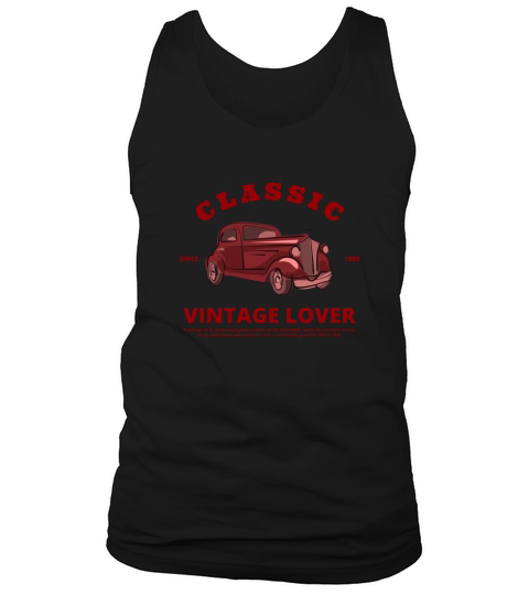 Classic vintage lover Tank Top Unisex