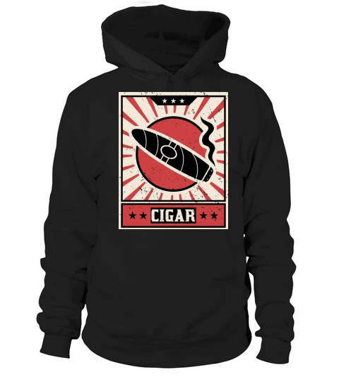 CIGAR Vintage Propaganda Poster Design Hoodie Unisex