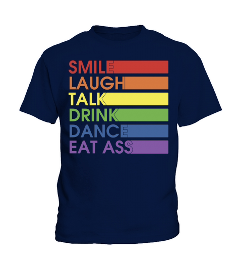 Smile Laugh Talk Drink Dance Kids T-Shirt