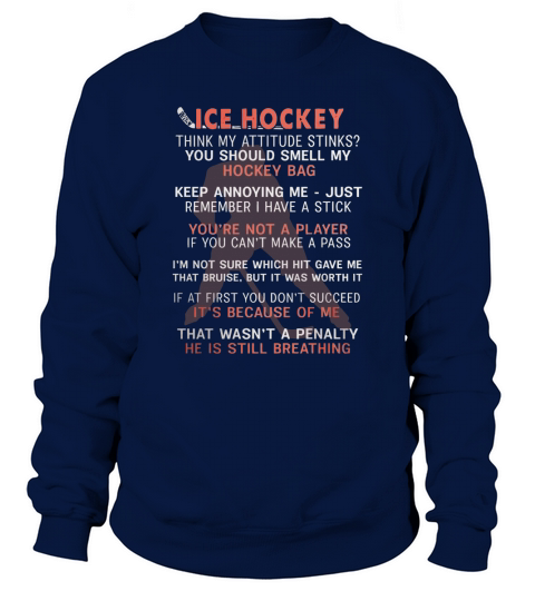 ICE HOCKEY T SHIRT Sweatshirt Unisex