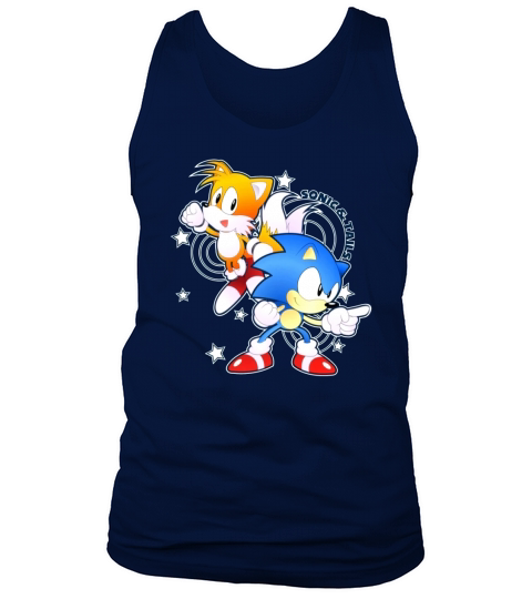 Classic Sonic and Tails 25th Anniversary Style SHIRT Tank Top Unisex