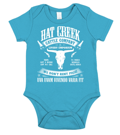 Hat creek cattle company livery emporium we dont rent pigs Short Sleeve Baby One-Piece