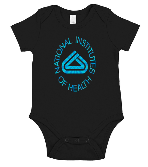Nih National Institutes Of Health - Crewneck Sweatshirt Short Sleeve Baby One-Piece