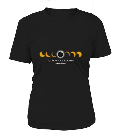 America Totality Total Solar Eclipse April 8 2024 T-Shirt Women's T-Shirt