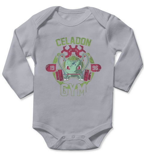 anime - Celadon Gym shirts Long Sleeve Baby One-Piece