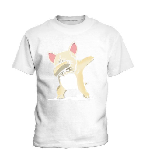 Cream French Bulldog Dabbing T-Shirt Funny Dab Dance Gift Black Youth B076QP9CNF 1 Kids T-Shirt
