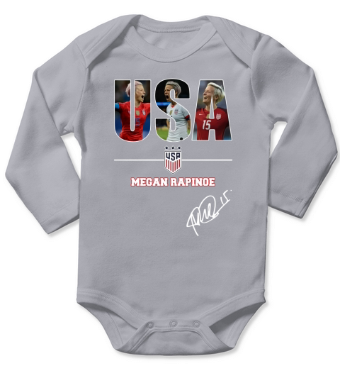 USA Megan Rapinoe signature shirt Long Sleeve Baby One-Piece