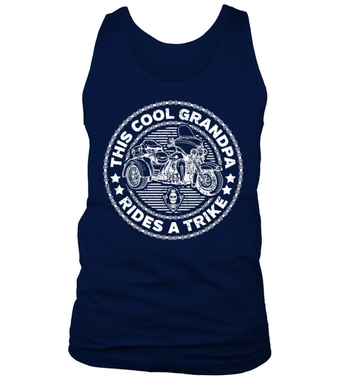 This Cool Grandpa Rides a Trike Tank Top Unisex