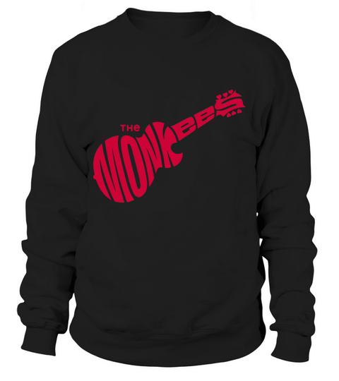 The Monkees Band Logo Pink Sweatshirt Unisex