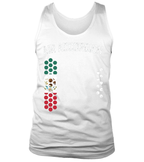 AIR ACCORDION T SHIRT - THE FLAG OF MEXICO Tank Top Unisex