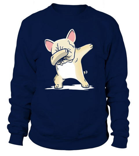 Cream French Bulldog Dabbing T-Shirt Funny Dab Dance Gift Black Youth B076QP9CNF 1 Sweatshirt Unisex