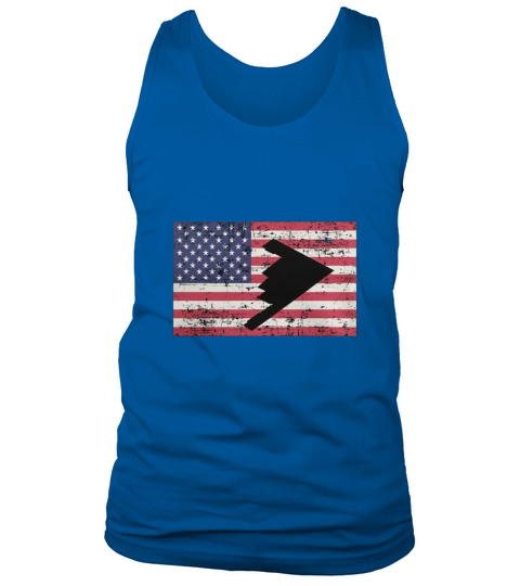 Patriotic B2 Stealth Bomber American flag t-shirt Tank Top Unisex
