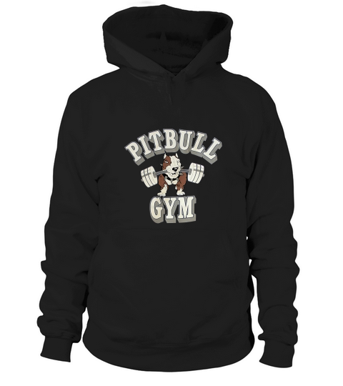 Pitbull Gym P101 Classic Logo Bodybuilding Hoodie Unisex