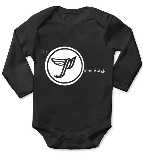 Pixies Band Logo Art White Wings Long Sleeve Baby One-Piece