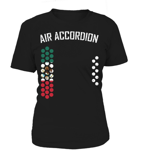 AIR ACCORDION T SHIRT - THE FLAG OF MEXICO Women's T-Shirt