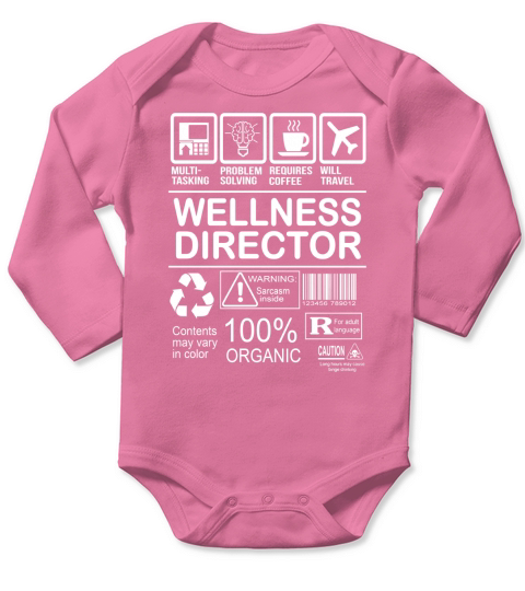 WELLNESS DIRECTOR FMultiold Long Sleeve Baby One-Piece