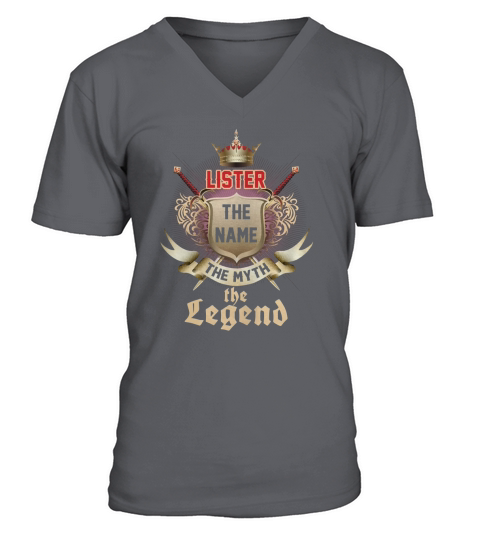 LISTER the name myth legend shirts V-Neck T-shirt