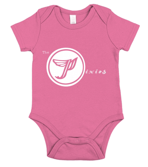 Pixies Band Logo Art White Wings Short Sleeve Baby One-Piece