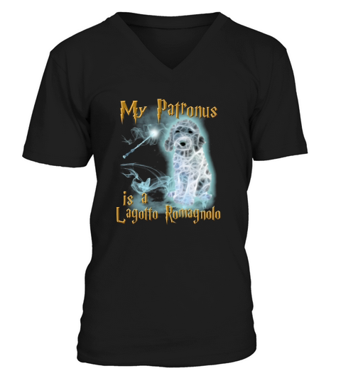 My Patronus Is A Lagotto Romagnolo V-Neck T-shirt