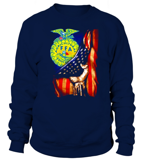 FFA Emblem inside American flag Sweatshirt Unisex