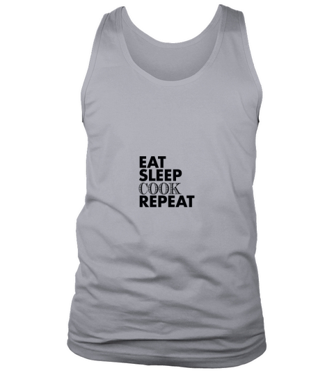 eat sleep cook repeat Tank Top Unisex