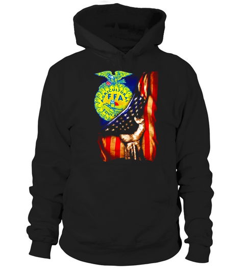 FFA Emblem inside American flag Hoodie Unisex