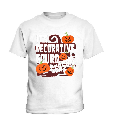 Its Decorative Gourd Season Distressed Premium T-Shirt Kids T-Shirt