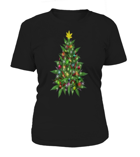 Marijuana Christmas Tree T-Shirts Women's T-Shirt