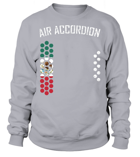 AIR ACCORDION T SHIRT - THE FLAG OF MEXICO Sweatshirt Unisex