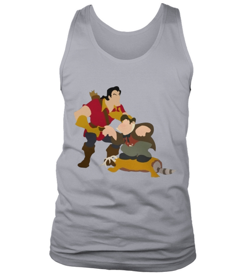 Minimalist Gaston and Lefou T-Shirt Tank Top Unisex